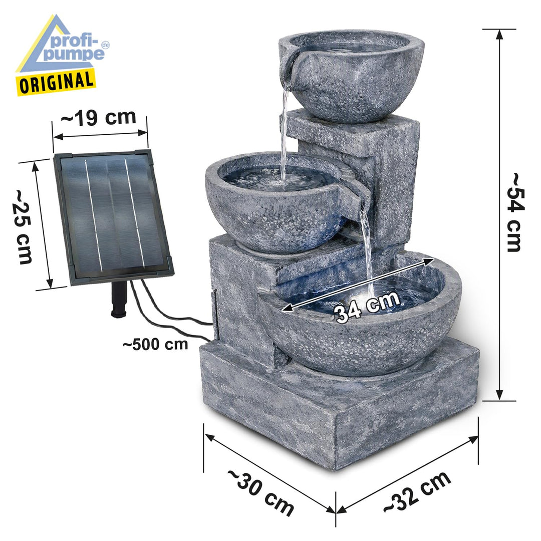 Solar-Wasserspiel Lausebub Kupfer-Optik Schwengelpumpe für Teich - Bild 2