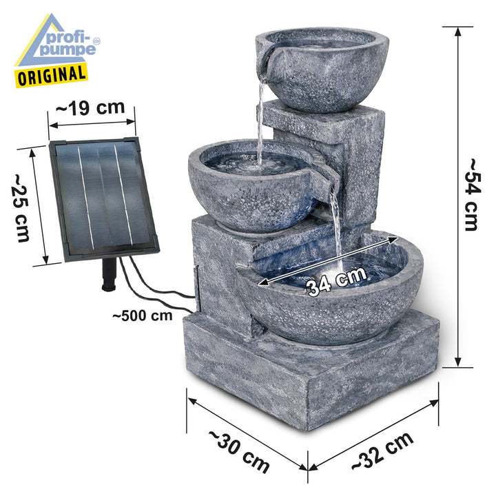 Solar-Wasserspiel Lausebub Kupfer-Optik Schwengelpumpe für Teich - Bild 2