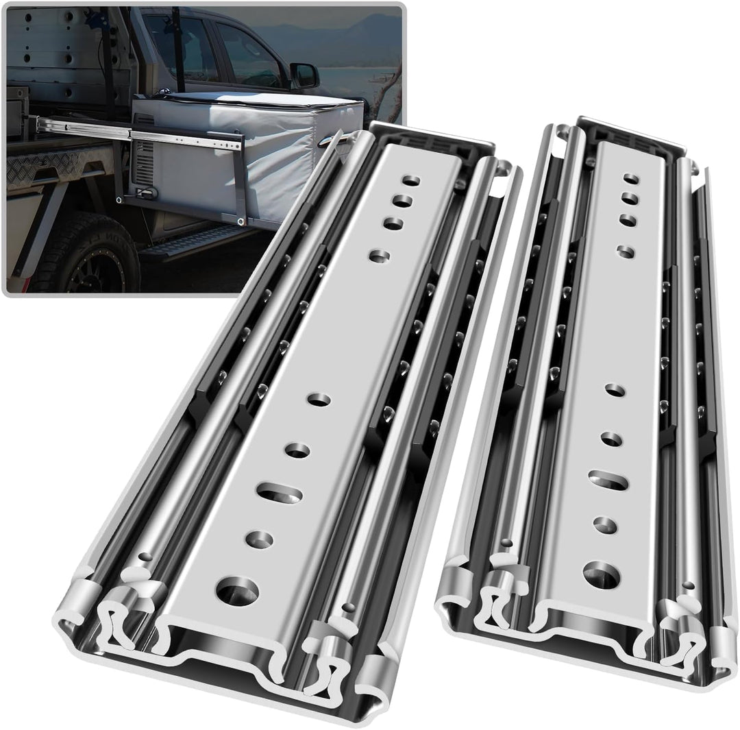 Schubladenschiene Vollauszug 1400mm Schwerlast 110kg Stahl 1 Paar