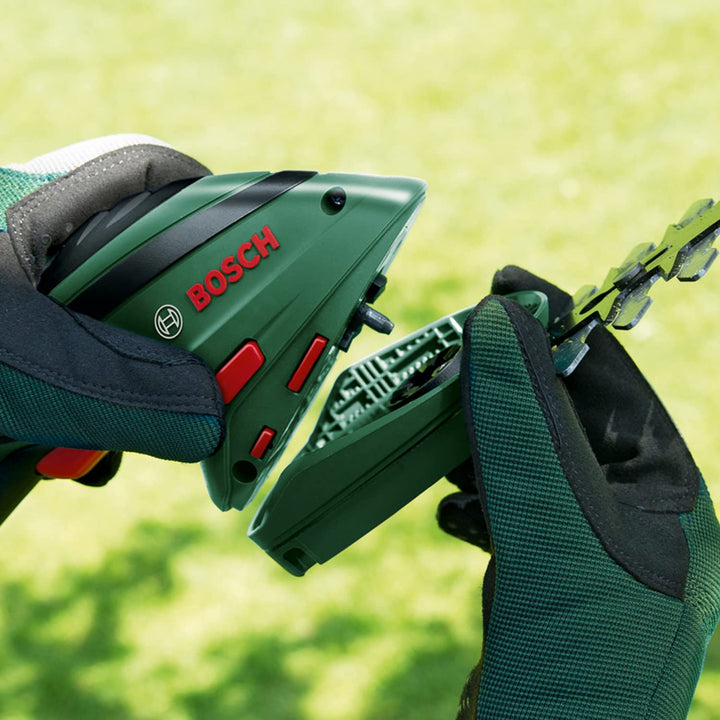 Akku-Gras- und Strauchschere 3,6V Set mit Grasscherblatt und Handschuhen - Bild 4