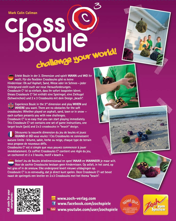 Crossboule Beach Set flexible Wurfbälle für drinnen und draussen - Bild 2