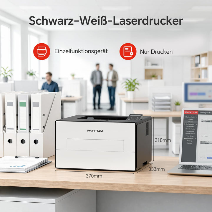 Laserdrucker S/W A4 30 ppm WLAN Duplex mit Starter-Toner - Bild 2