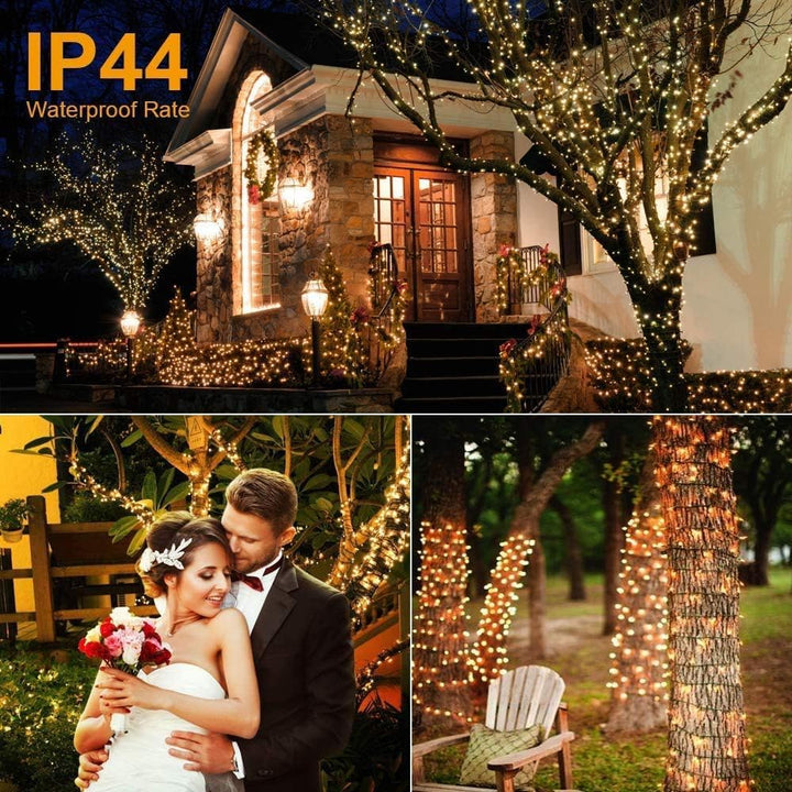 Lichterkette Aussen 2000 LEDs 50m Kupferdraht IP44 warmweiss - Bild 5
