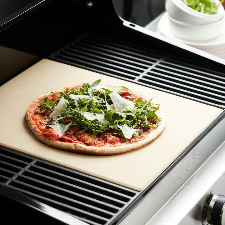 Pizzastein Keramik 43x35,5 cm für Gasgrill und Backofen - Bild 2