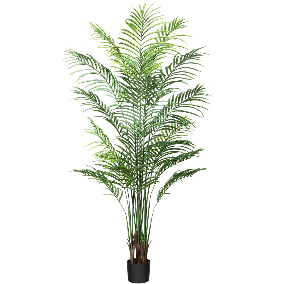 Künstliche Palme 170 cm im Topf mit Zementfüllung, Polyester