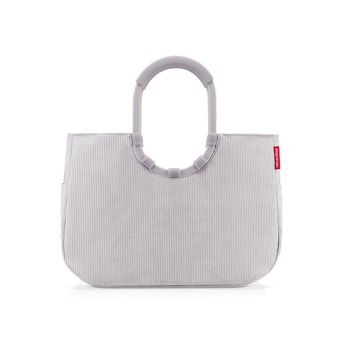 Einkaufstasche 25 L Recycling-Polyester mit Aluminiumgriff Cord Grey