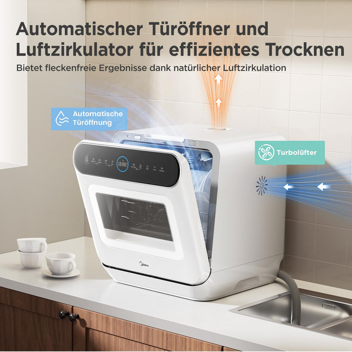Tischgeschirrspüler Mini 3 Maßgedecke mit Wassertank &amp; App-Steuerung - Bild 5