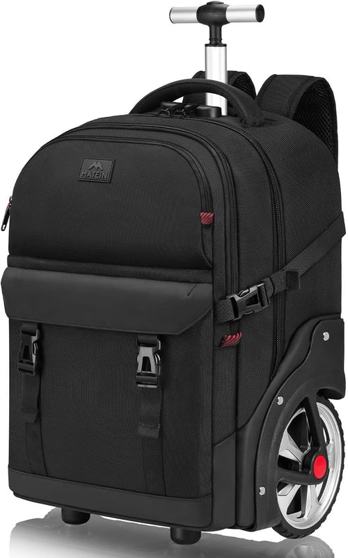 Trolley Rucksack 2-in-1 mit Rollen 50L fuer Laptop bis 17,3 Zoll