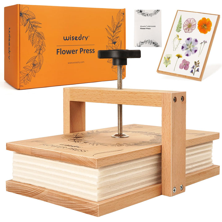 Blumenpresse 6-lagig mit Zentralstange 27,4x17,3 cm für Kinder