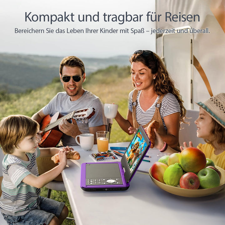 Tragbarer DVD-Player 12,5 Zoll mit 10,5" Schwenkbildschirm fürs Auto - Bild 5