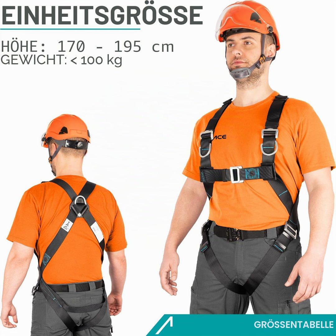 Sicherheitsgurt 1-Punkt mit Auffanggerät EN 353/361 bis 100 kg - Bild 4