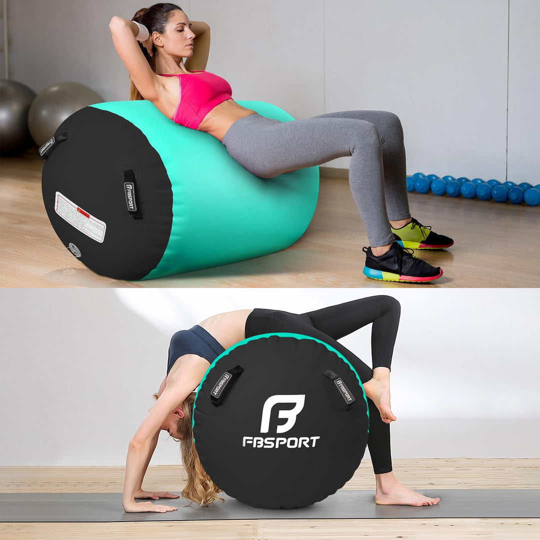 Aufblasbare Gymrolle PVC 100x60cm für Yoga und Turnen - Bild 4