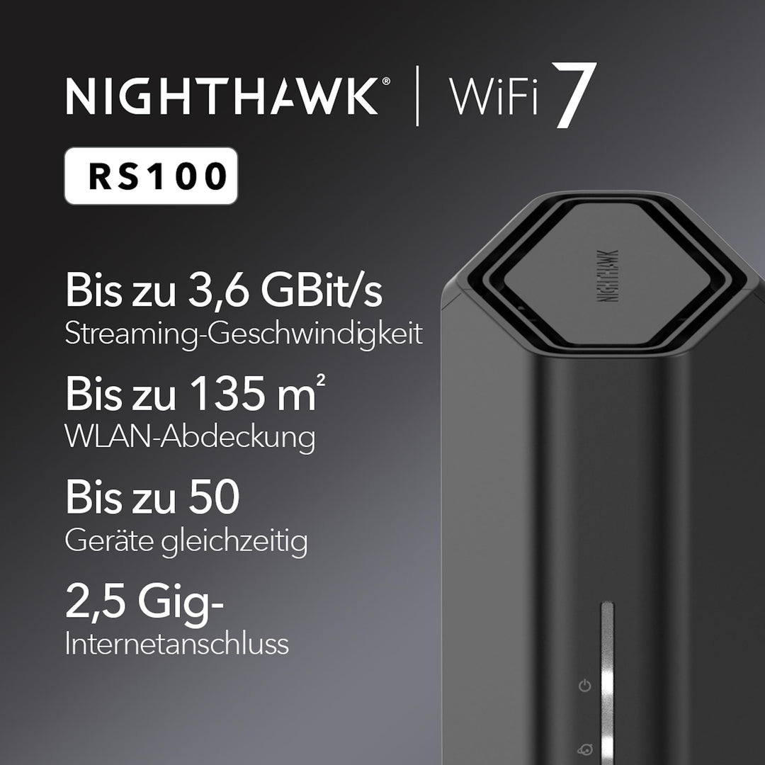 WiFi 7 Router Dual Band 3,6 Gbit/s 135 m² für bis zu 50 Geräte - Bild 2