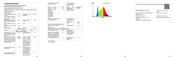 LED Feuchtraumleuchte 120 cm 4000K IP65 Neutralweiss 2er-Set - Bild 8