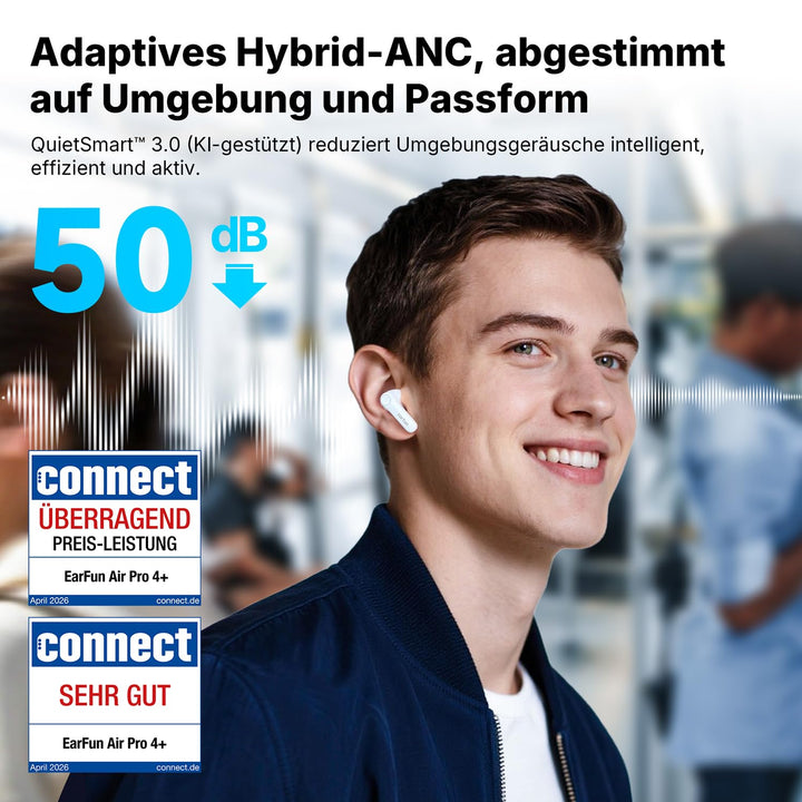 In-Ear Kopfhörer Bluetooth 6.0 Hybrid-ANC Hi-Res 54h Akku - Bild 3