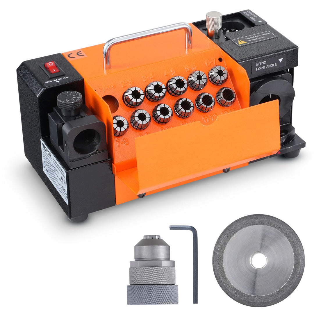 Bohrerschleifgerät 120W CBN-Scheibe für 3–13 mm Bohrer