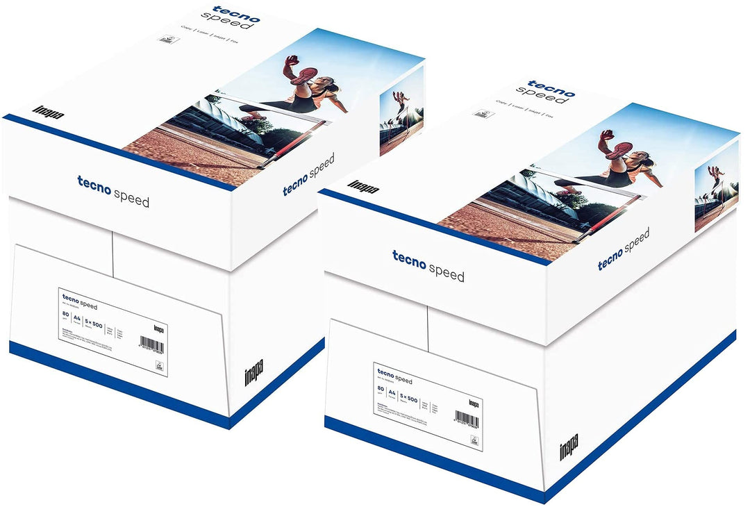 Druckerpapier A4 80 g/m² Weiss 5000 Blatt für Laser &amp; Tinte