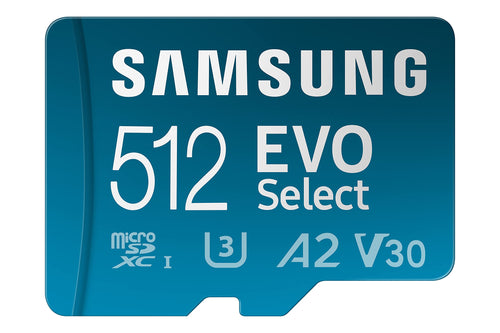 microSD-Karte 512 GB UHS-I U3 4K UHD 160 MB/s mit SD-Adapter
