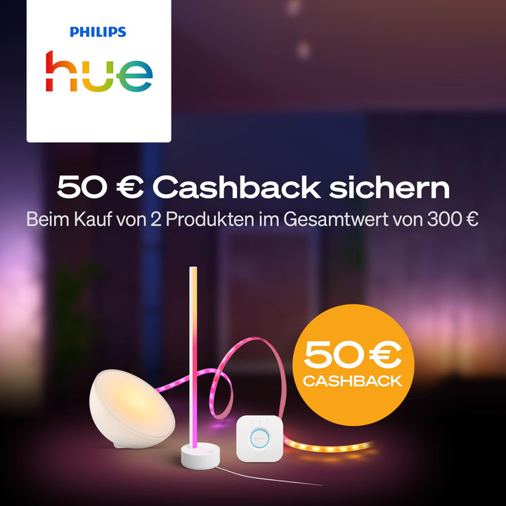 Smart LED Starter-Set E27 mit Bridge, Millionen Farben, dimmbar - Bild 2