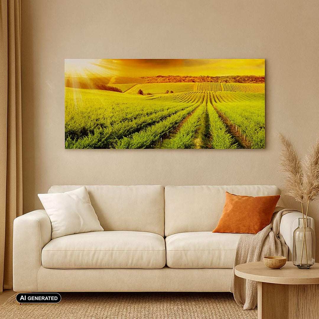 Leinwandbild Landschaft Natur 120x50cm aufhängefertig - Bild 4