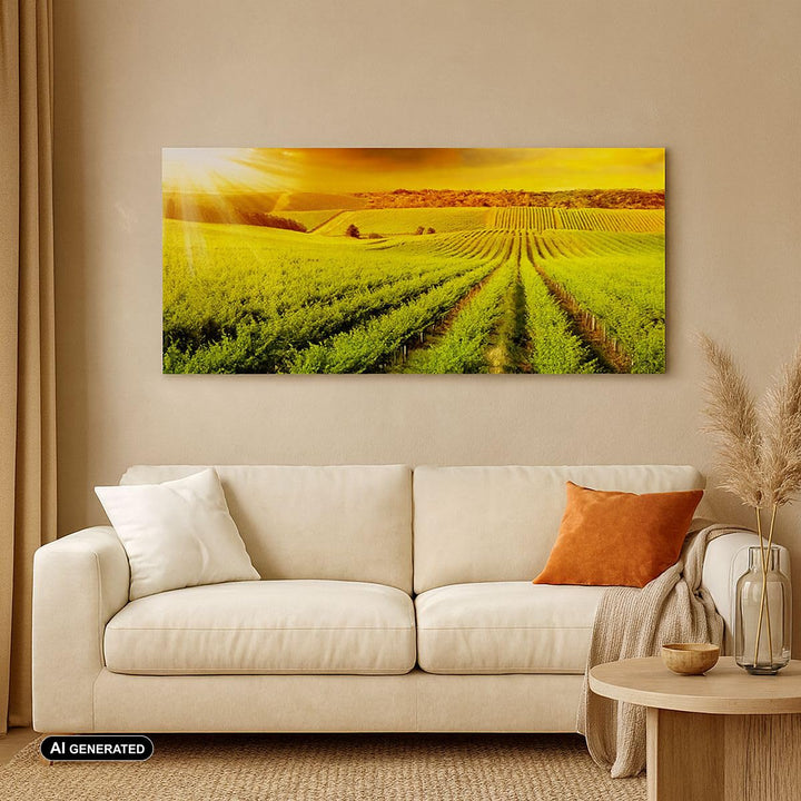 Leinwandbild Landschaft Natur 120x50cm aufhängefertig - Bild 4
