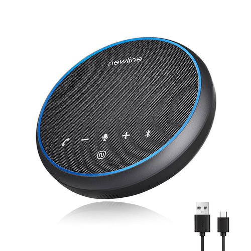 Konferenzlautsprecher Bluetooth USB 360° Mikrofon für Home Office