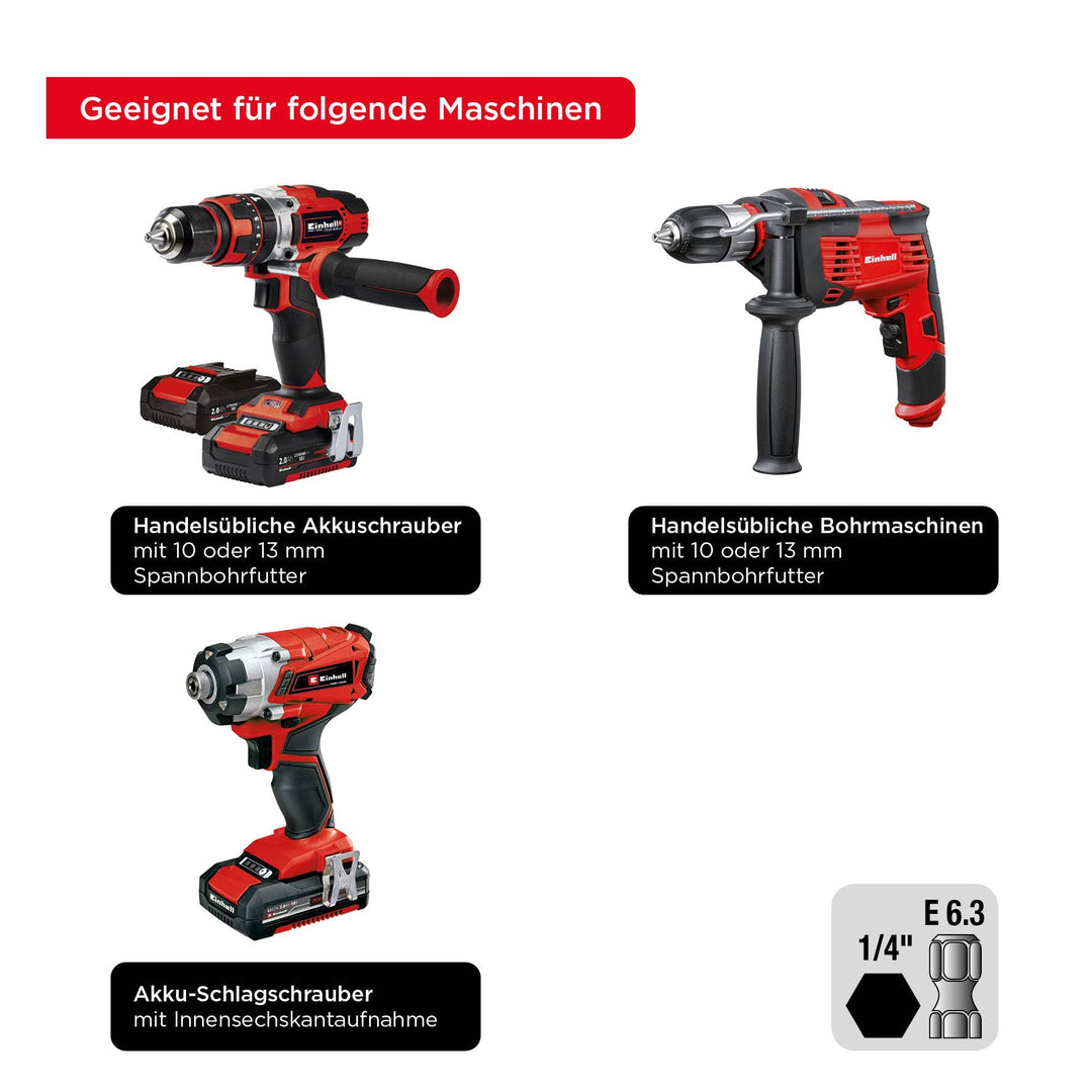Schlangenbohrer Holz 28 mm CV-Stahl mit Sechskantschaft E 6.3 - Bild 6