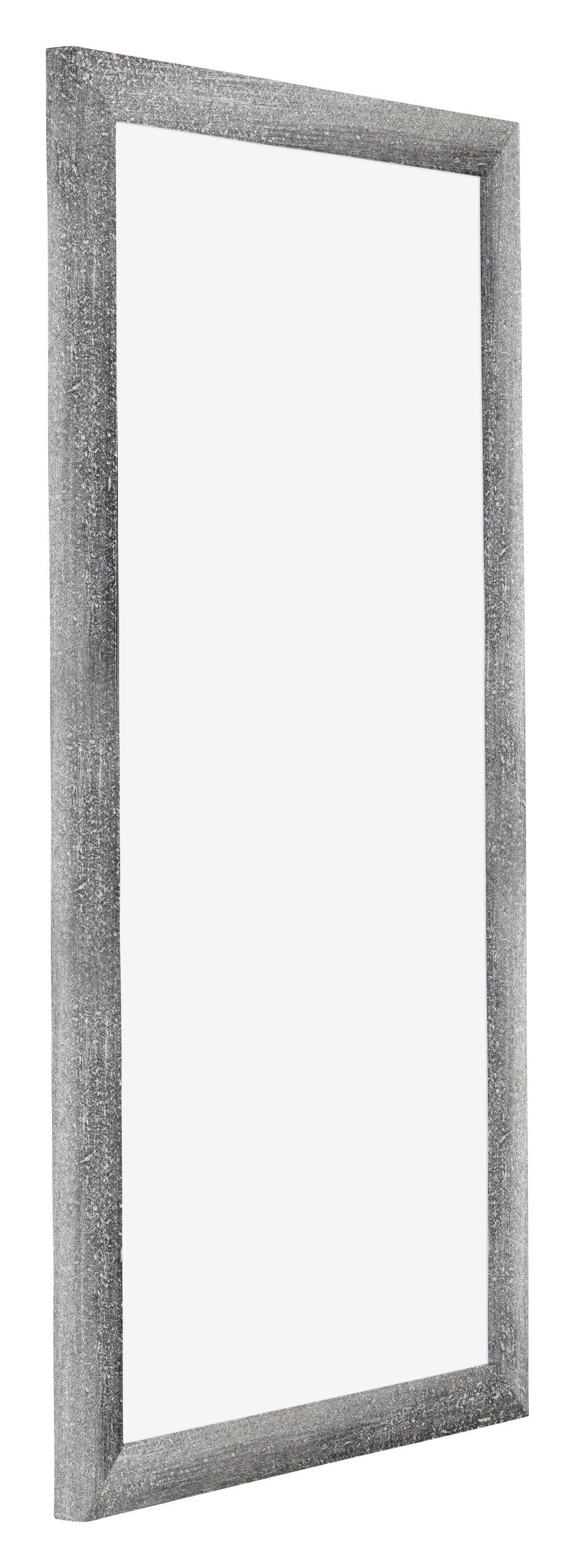 Bilderrahmen 40x70 cm Grau Gewischt MDF mit Antireflex-Glas - Bild 2
