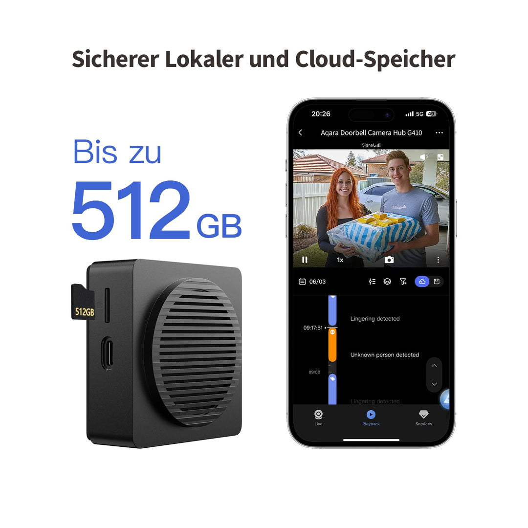 Video-Türklingel mit Kamera 2K, Matter Hub, Zigbee, Gesichtserkennung - Bild 7