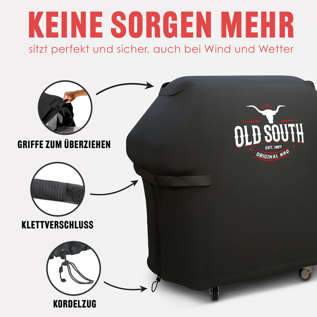 Grillabdeckung Gasgrill wasserdicht schwarz wetterfest - Bild 5