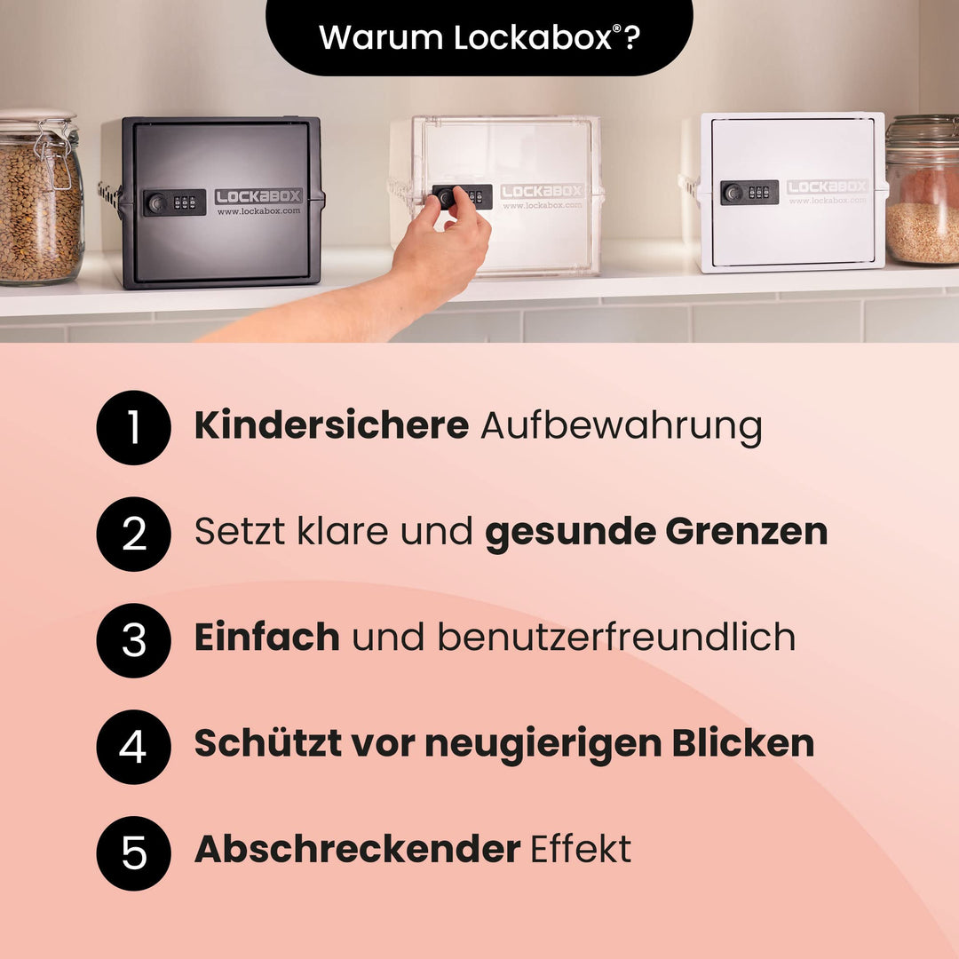 Abschliessbare Box Zahlenschloss 10L Polycarbonat BPA-frei transparent - Bild 12