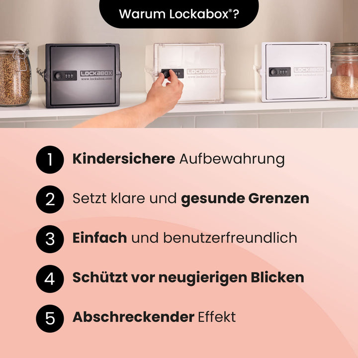 Abschliessbare Box Zahlenschloss 10L Polycarbonat BPA-frei transparent - Bild 12