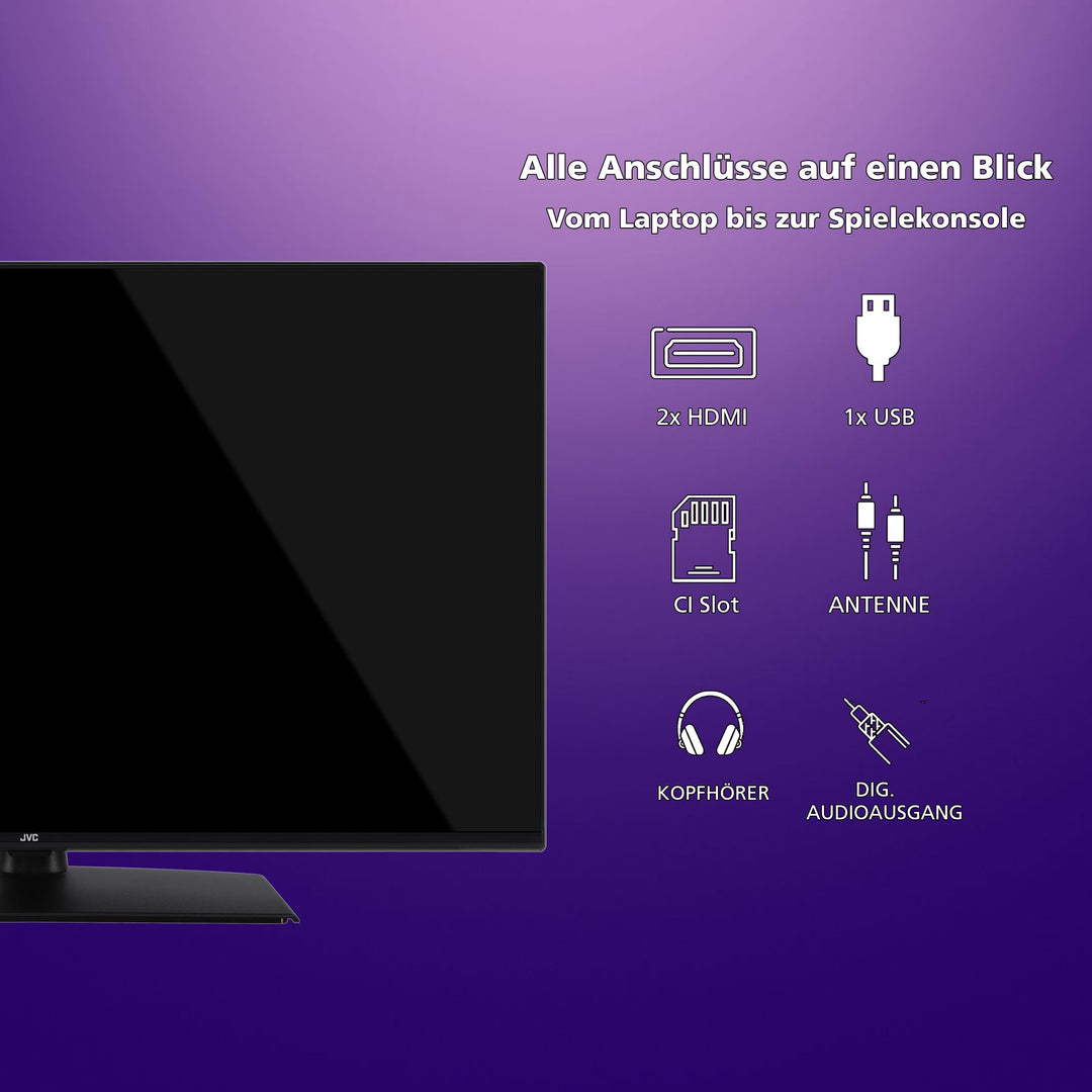 LED Fernseher 40 Zoll Full HD Triple-Tuner 2x HDMI USB - Bild 3