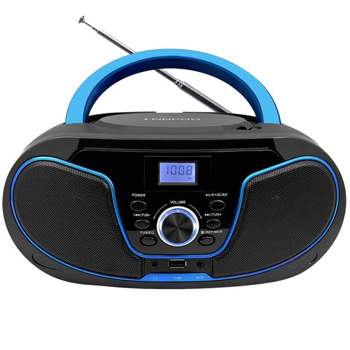 CD-Player Boombox mit Bluetooth, UKW-Radio, USB & AUX