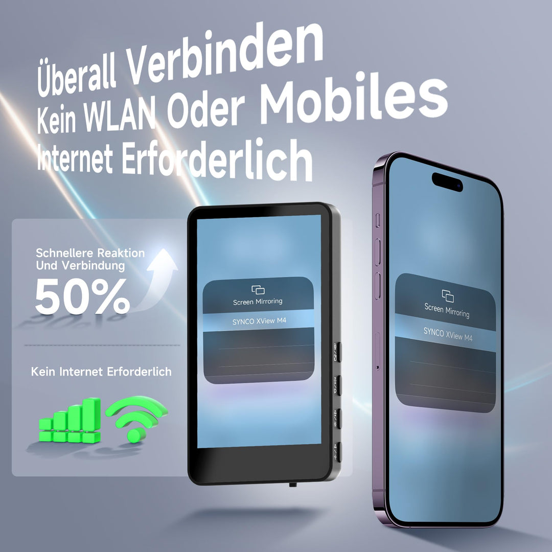 Selfie-Monitor fuer Smartphone kabellos mit Lautsprecher 4K Solo-Creator - Bild 2