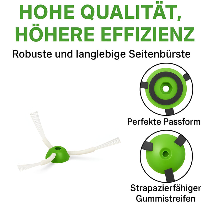 Roomba Ersatzteile-Set E/i/j-Serie 6 Filter 6 Seitenbürsten 2 Rollen - Bild 4