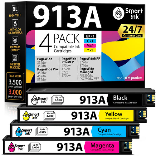 Druckerpatronen HP 913A 4er-Multipack Schwarz Cyan Magenta Gelb