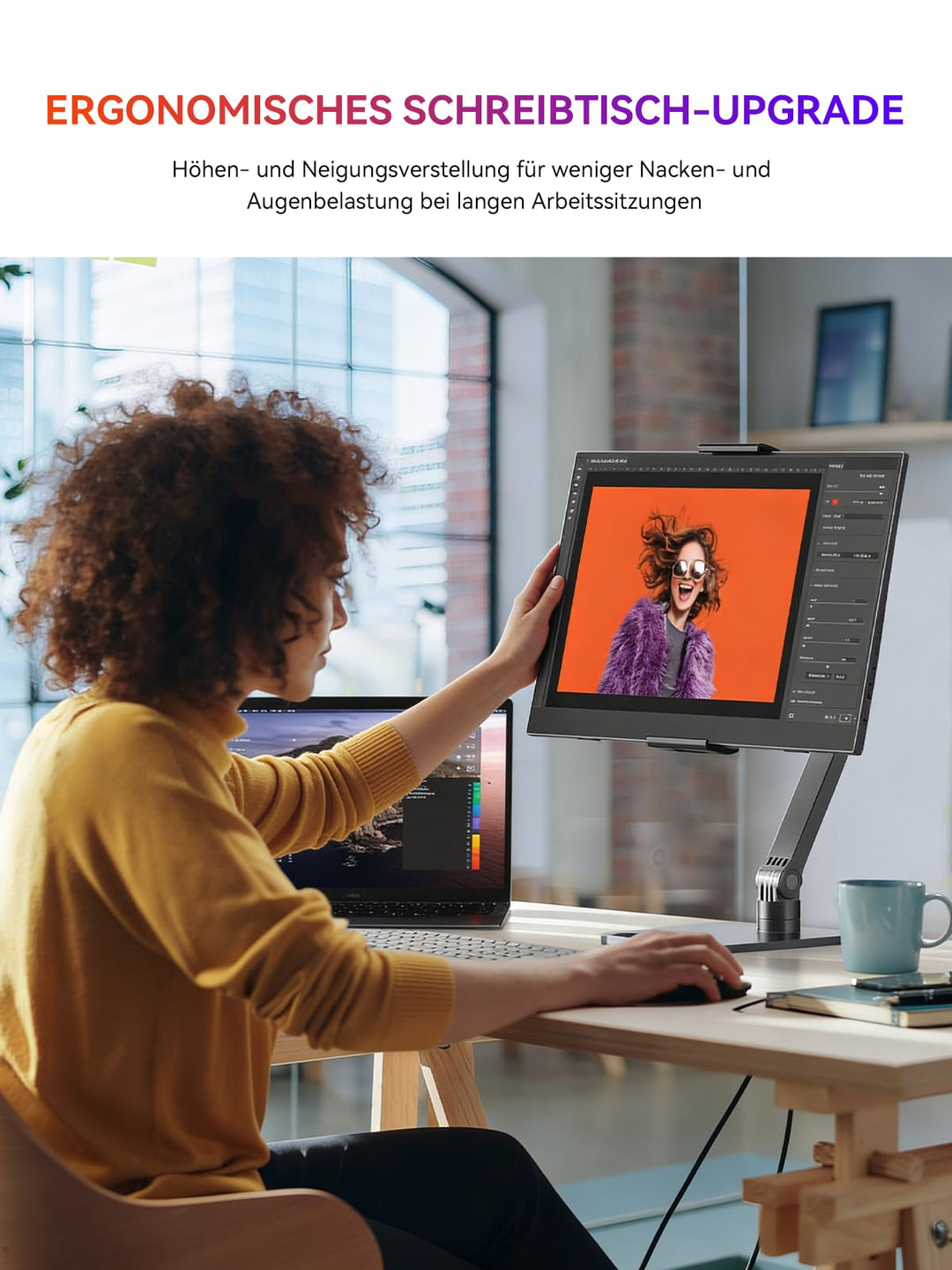 Portabler Monitor 15,6 Zoll IPS FHD matt 125% sRGB Zweitbildschirm - Bild 4