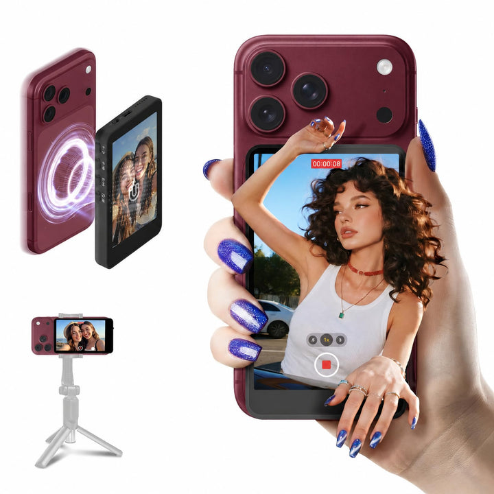 Selfie-Monitor fuer Smartphone kabellos mit Lautsprecher 4K Solo-Creator