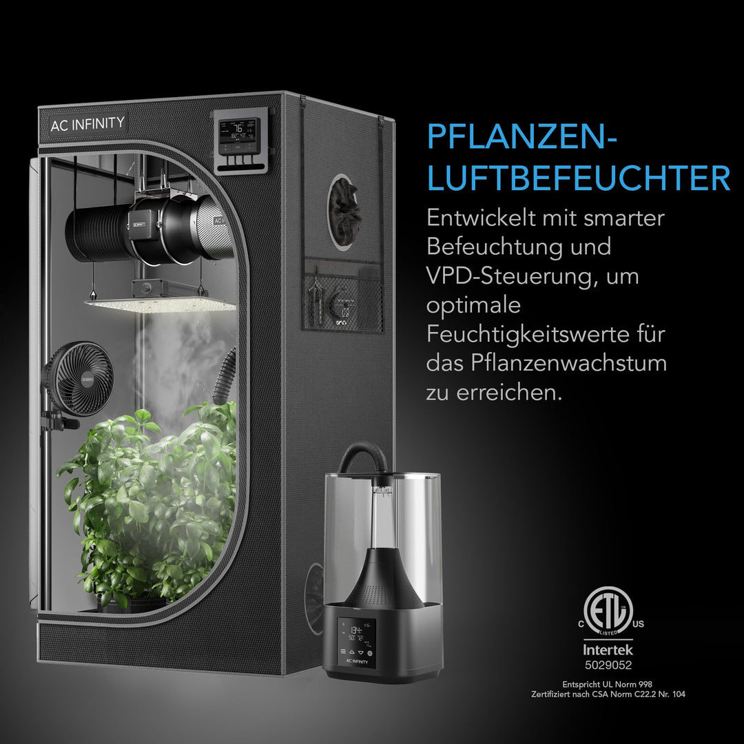 Ultraschall-Luftbefeuchter Pflanzen 4,5 L mit VPD-Steuerung - Bild 2