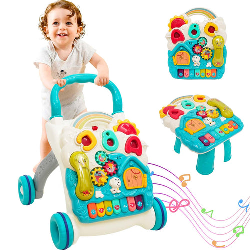 Lauflernwagen 2-in-1 mit Musik und Lerntisch ab 12 Monate
