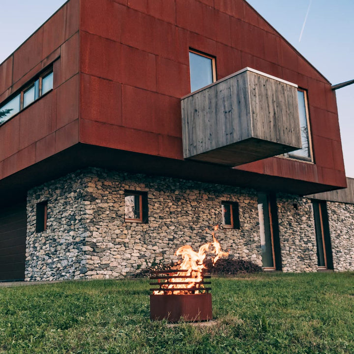 Feuerkorb Corten-Stahl 4-in-1 mit Löschfunktion für Garten - Bild 6