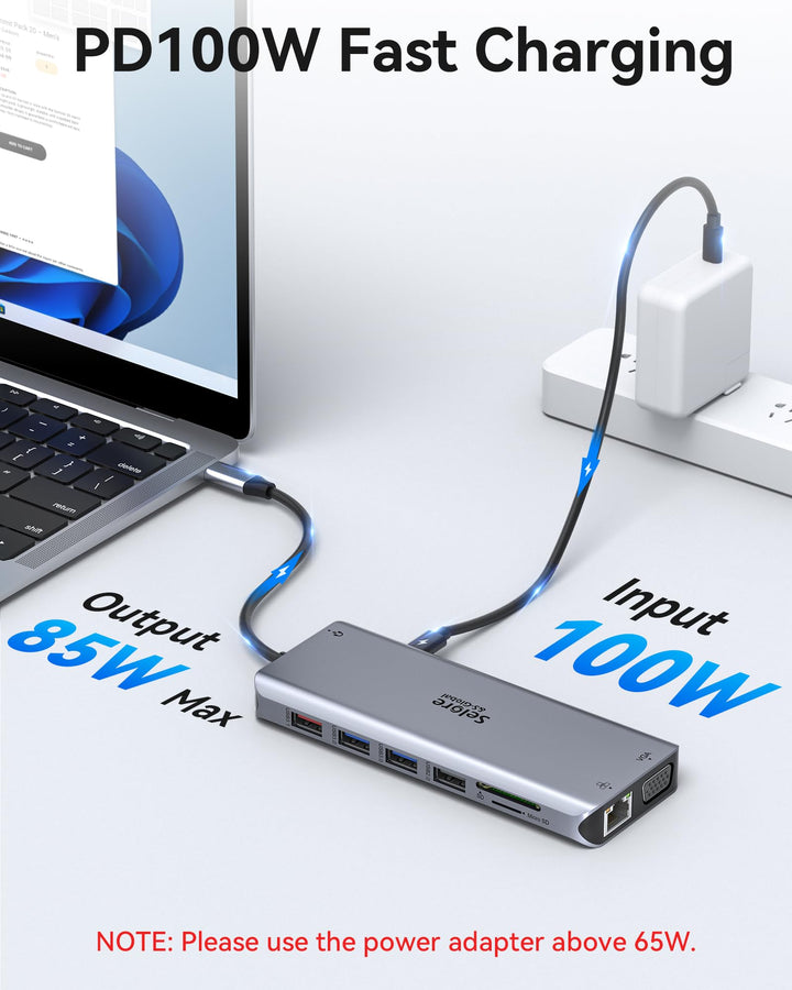 Dockingstation 14-in-1 Triple Display USB-C fuer Laptops - Bild 5