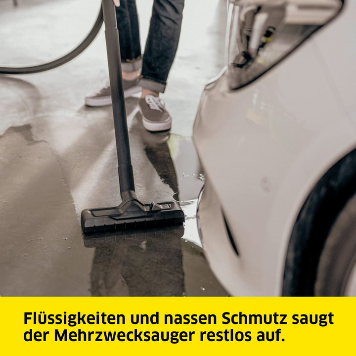 Nass-Trockensauger 1200W 25L Edelstahl mit Blasfunktion - Bild 5