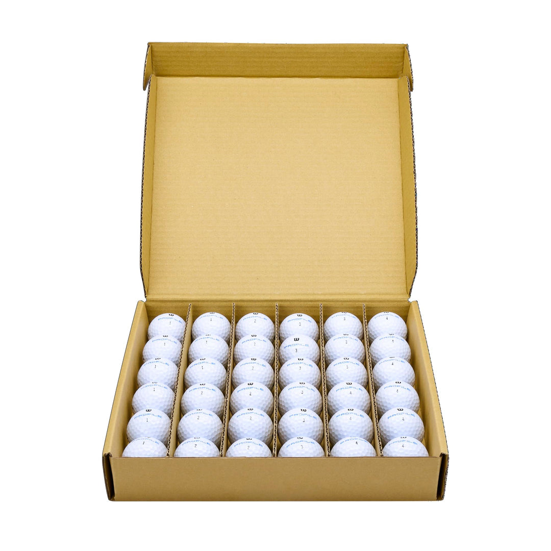 Golfbälle Ionomer 36er-Set weiss für maximale Distanz