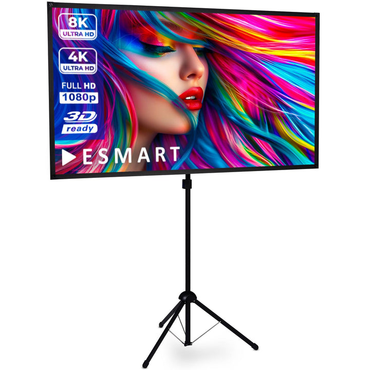 Stativleinwand X-Type 80 Zoll 16:9 für Heimkino und Events