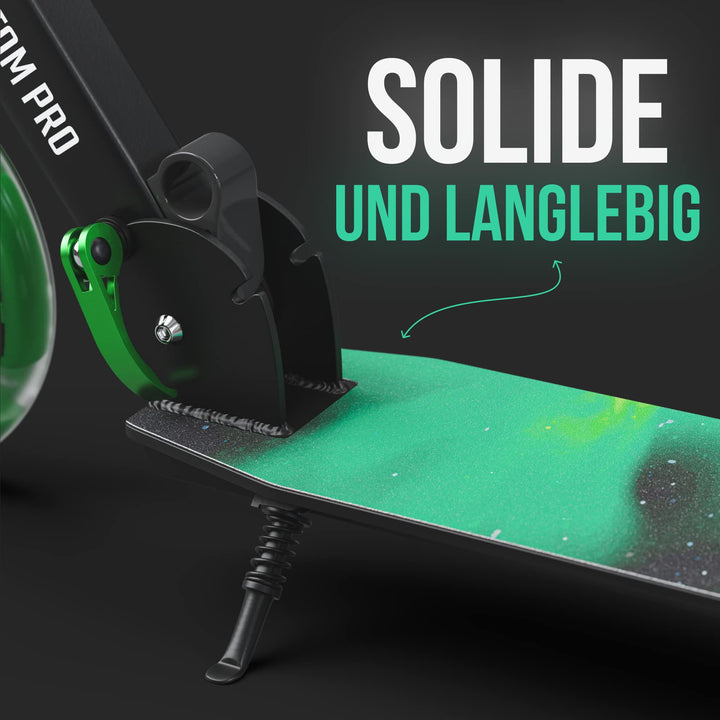 Cityroller LED-Räder klappbar höhenverstellbar 120–190 cm - Bild 5