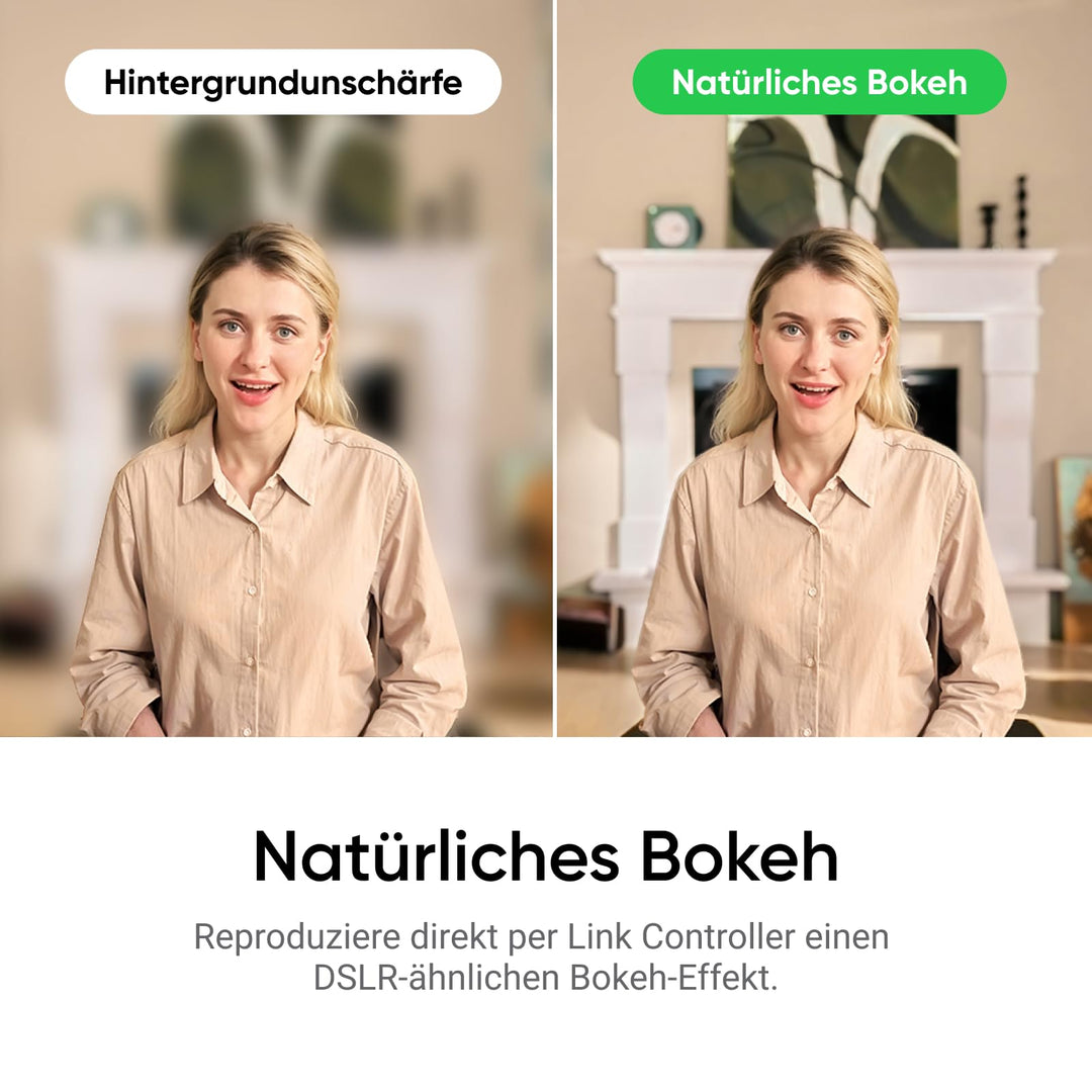 4K Webcam mit 1/2"-Sensor, KI-Tracking &amp; HDR für PC/Mac - Bild 4