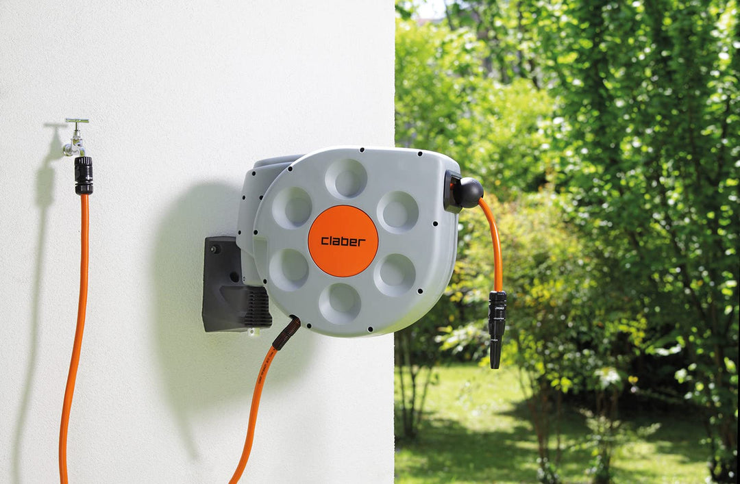 Schlauchtrommel Wand 20 m mit Slow-Rewind-System automatisch - Bild 4