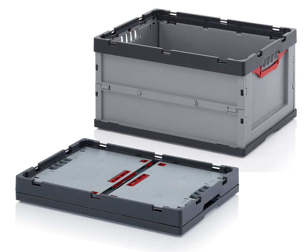 Faltbox Kunststoff 67L 60x40x32 cm klappbar stapelbar 5er Set